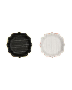 Tallerkener (10stk): Braketter - Flere farger - 21cm