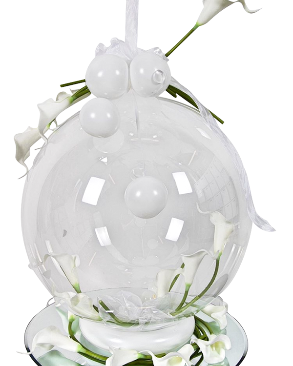 Borddekorasjon: Lily Bubble Centerpiece