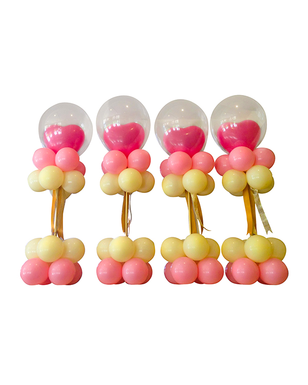 Borddekorasjon: Loveheart centerpiece