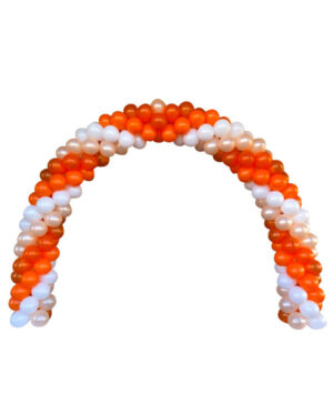 Girlanderbue: Orange spiral arch