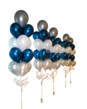 Ballongbukett: Midnight Blue