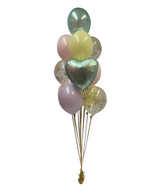 Ballongbukett: Pastel Love