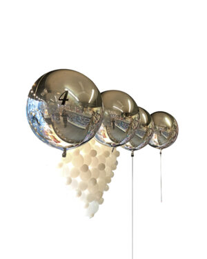 Sølv Orbz: med Ballonglodd