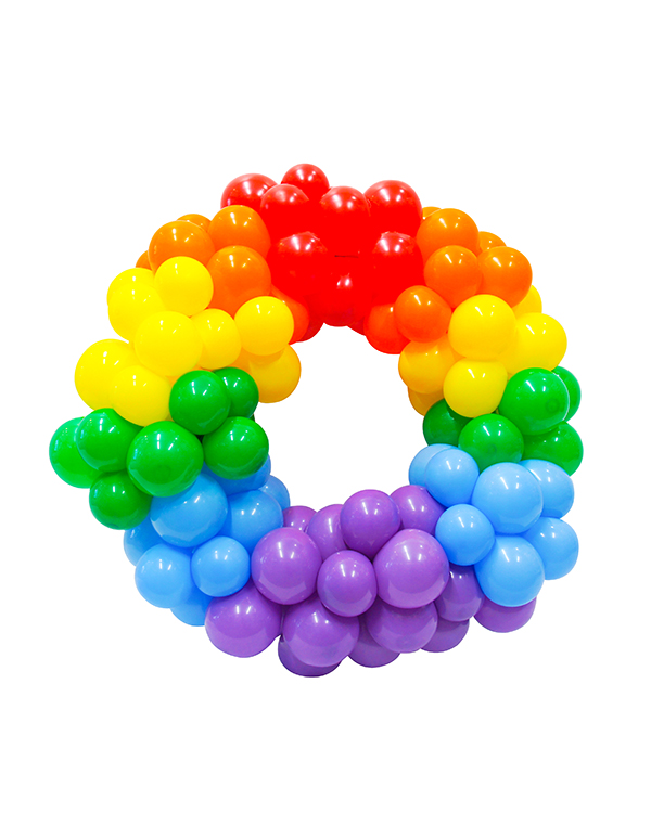 Bubble Circle: Regnbue