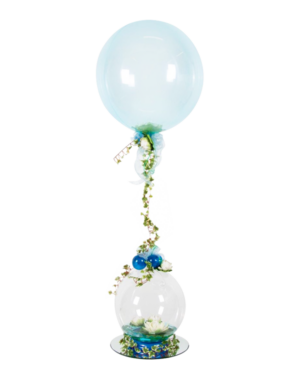 Jumbo ballong: Flowering blue Lily Bubble