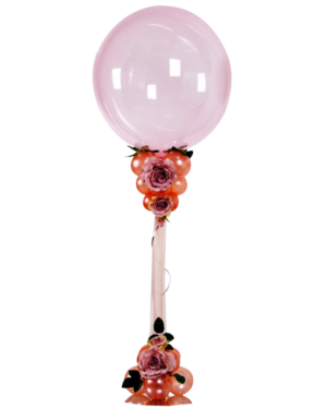 Jumbo ballong: Rosegold Flower Tower