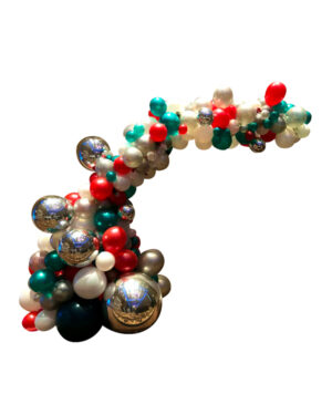 Organisk bue / klase: Christmas orb arch