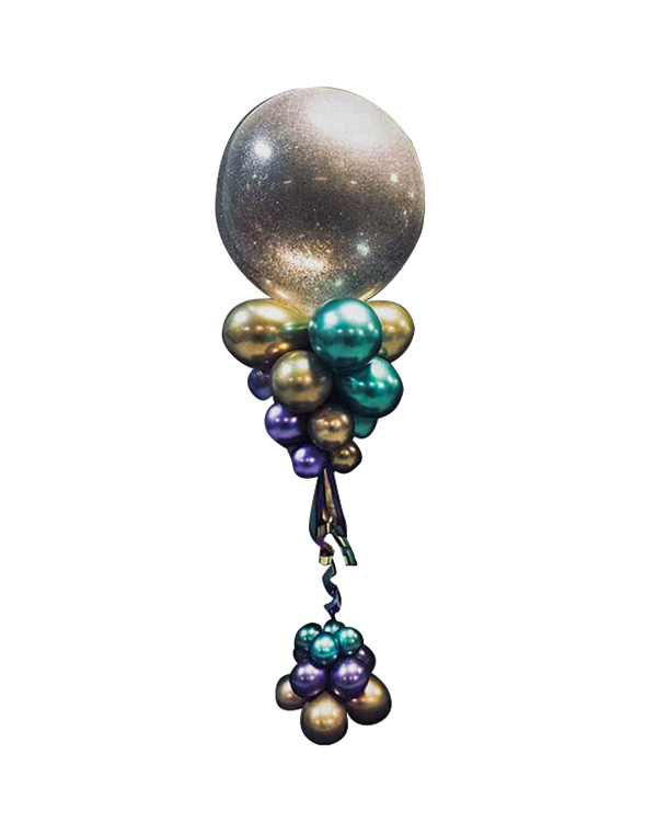 Splittsøyle: Confetti Chrome Tower