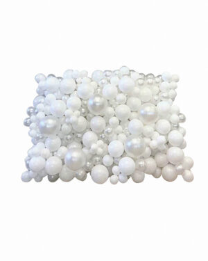 Ballongvegg / Backdrop: Snow white wall