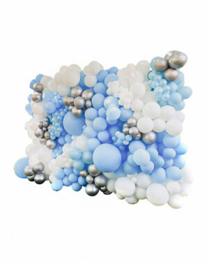 Ballongvegg / Backdrop: Sweet babyboy wall