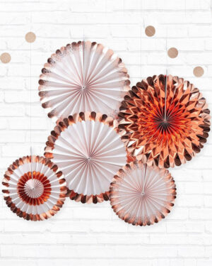 Vifter (5stk): Rosegull