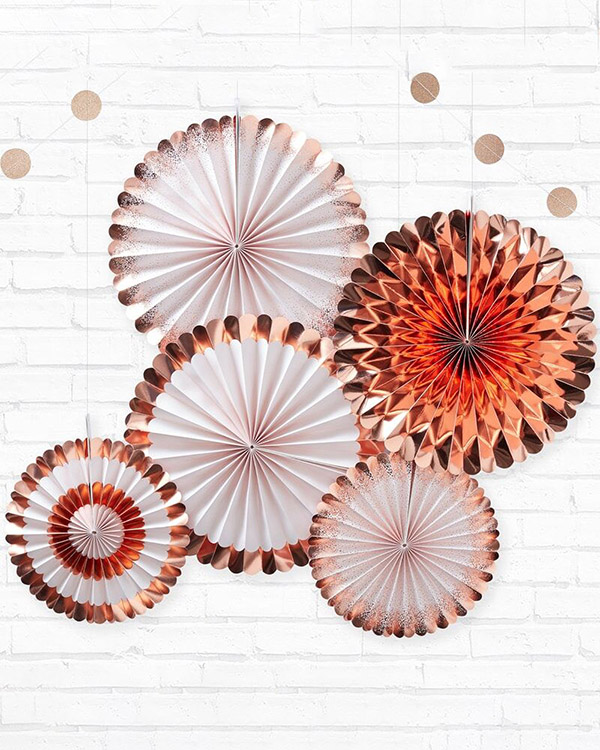 Vifter (5stk): Rosegull