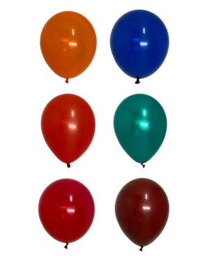 Lateksballong: Flere farger (Jewel Tone) - 28cm - Per stk