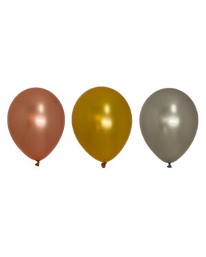 Lateksballong: Flere farger (Metallic) - 28cm - Per stk