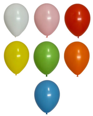 Lateksballong: Flere farger (Standard) - 28cm - Per stk