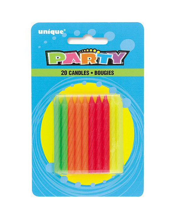 Kakelys (20stk): Fargerik - 7,5cm