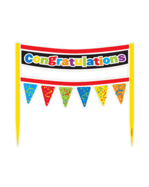 Banner: "Congratulations" - Fargerik