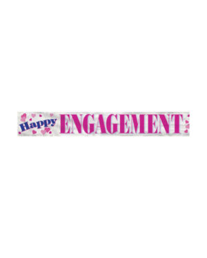 Banner: "Happy Engagement" - Rosa - 3,65m