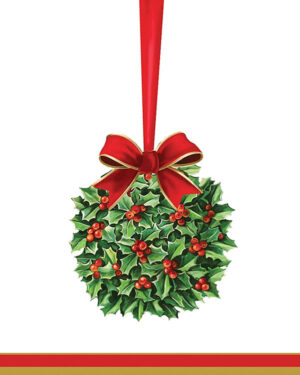 Servietter (15stk): Kissing Ball - 11cm x 20cm