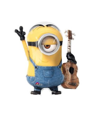 Folieballong: Despicable Me /Grusomme meg med gitar - 66x71cm