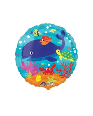 Folieballong: Livet i havet - 43cm