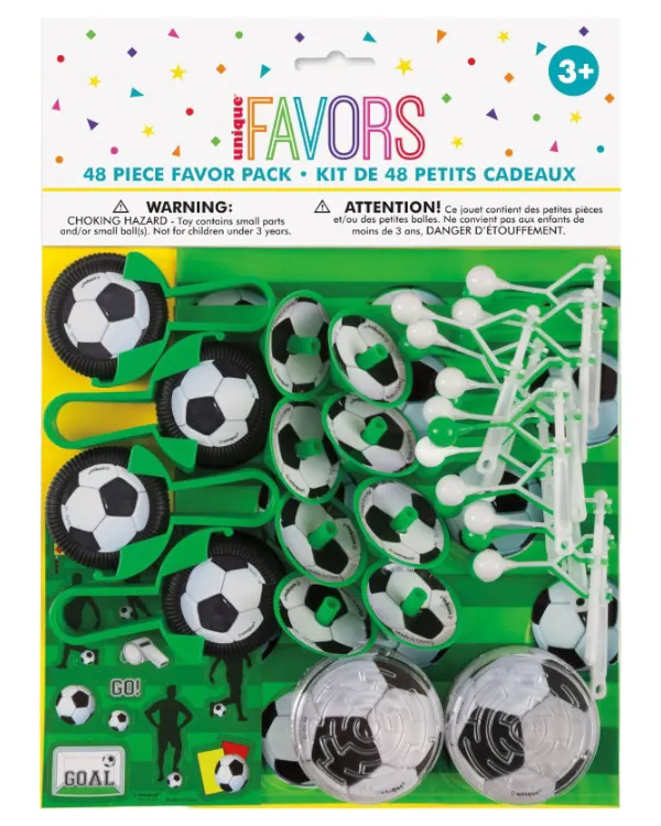 Pinata fyll (48stk): Fotball effekter