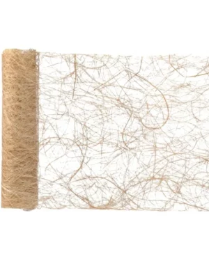 Bordløper: Trefarget Abaca - 5m x 30cm