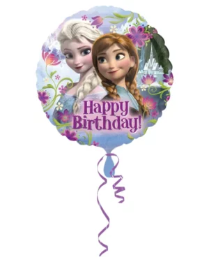 Folieballong: 'Happy Birthday'' Frozen - Flerfarget - 43cm