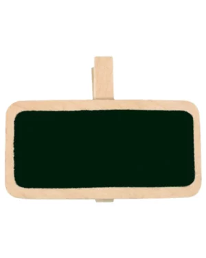 Bordkort (12stk): Krittavle med klype - 15x11cm