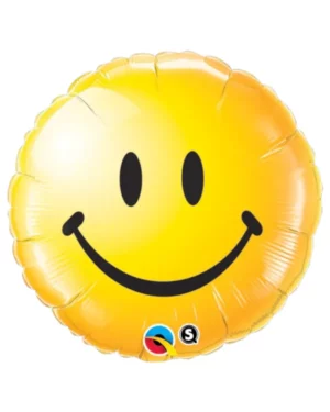 Folieballong: Smiley Emoticon - 46cm