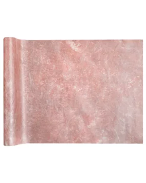 Bordløper: Rosegull Metallisk Fanon - 5m x 30cm