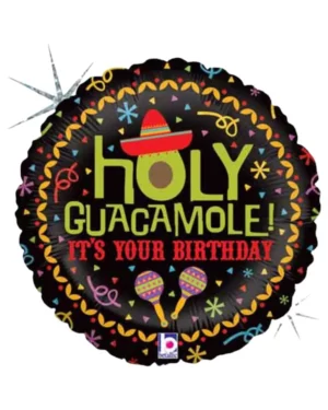 Folieballong: "Holy Guacamole! It's your birthday" - 46cm