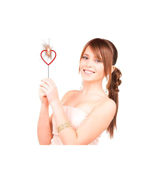 Stjerneskudd: Hjerte - 30cm