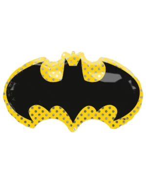 Folieballong: Batman - Svart & Gul - 76x43 cm