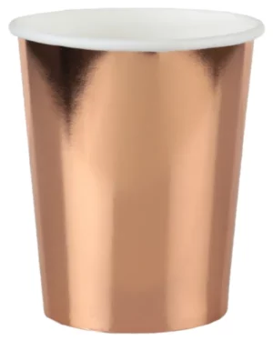 Kopper (10stk): Skinnende Rosegull - 9,7cm