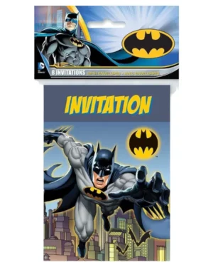 Invitasjonskort (8stk): Batman