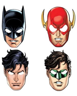 Masker (8stk): Justice league