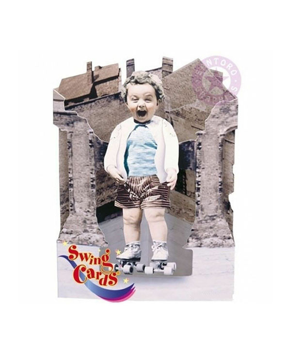 Kort: 3D Gutt på skøyter