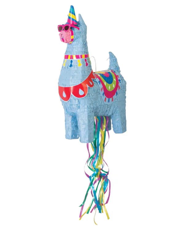 Pinata: Llama med solbriller - blå, rød, gul