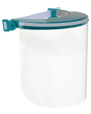 Beskyttelsesmaske: Visir med 2 skjermer