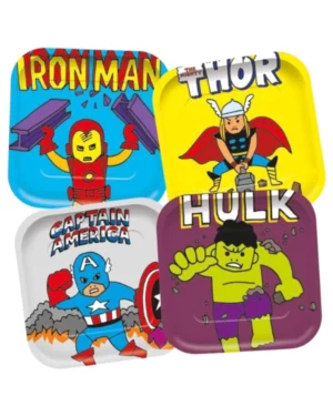 Tallerkener (4stk): Avengers