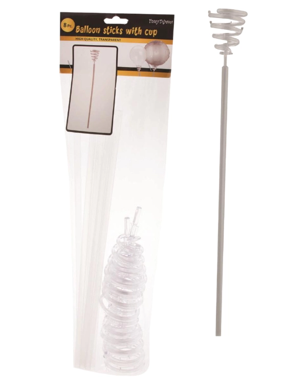 Ballongpinner (8stk): - Stor spiral