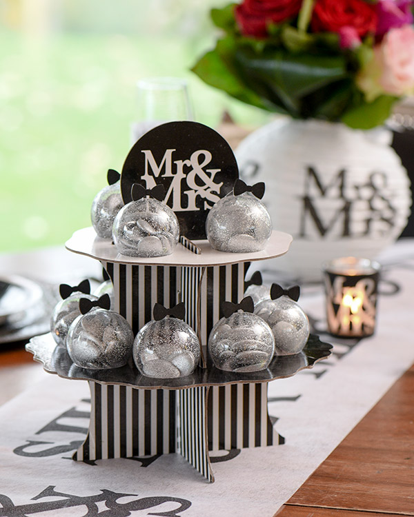 Godteball: Gull glitter ball - 8cm - Bilde 2