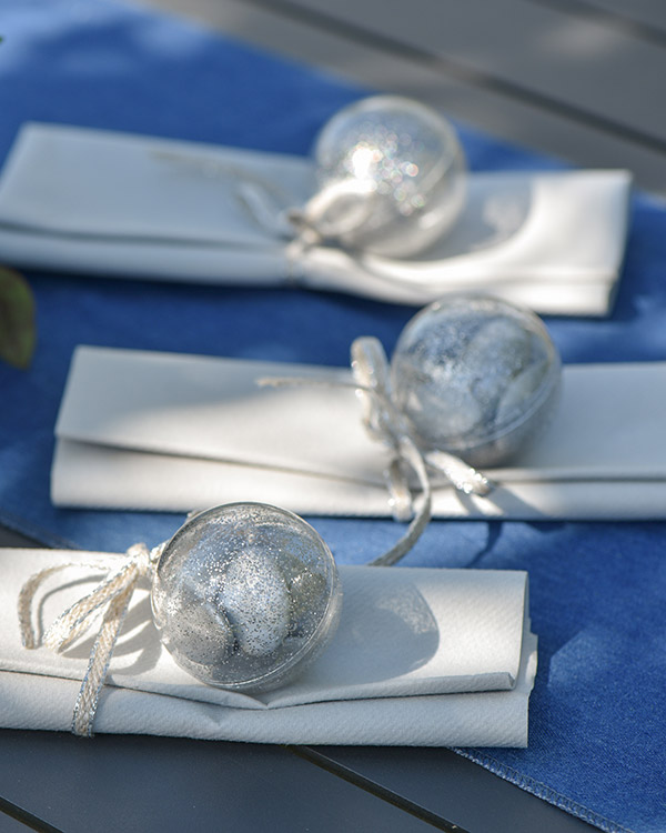 Godteball: Gull glitter ball - 8cm - Bilde 3