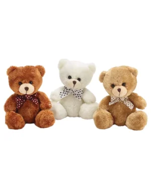 Bamse: Mini bjørn med sløyfe - 11cm