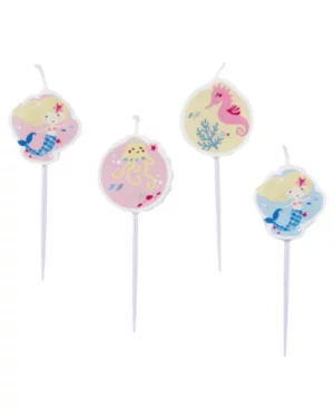 Kakelys (4stk): Havfrue tema