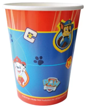 Kopper (8stk): Paw Patrol - Blå & Rød - 150 ML
