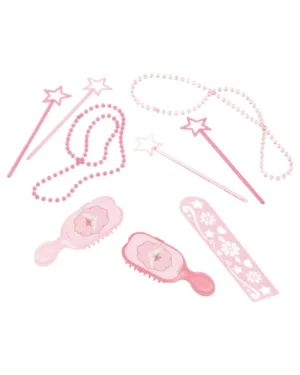 Festsett (24stk): Prinsesse - Rosa