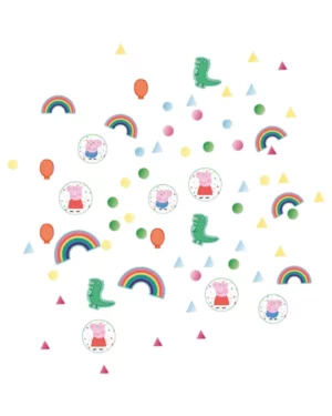 Konfetti: Peppa Pig og regnbuen - Rosa - 14g