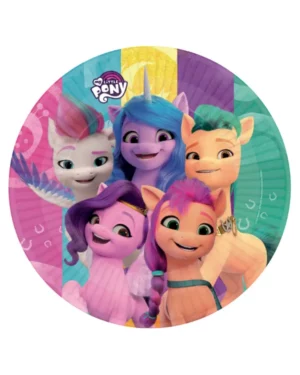 Tallerkener (8stk): My Little Pony - Flerfarget - 23cm